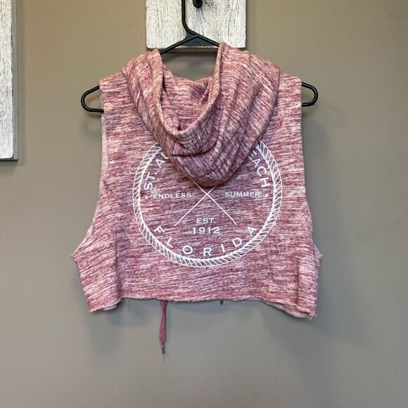 St Augustine Florida Crop Hoodie - Picture 2 of 4